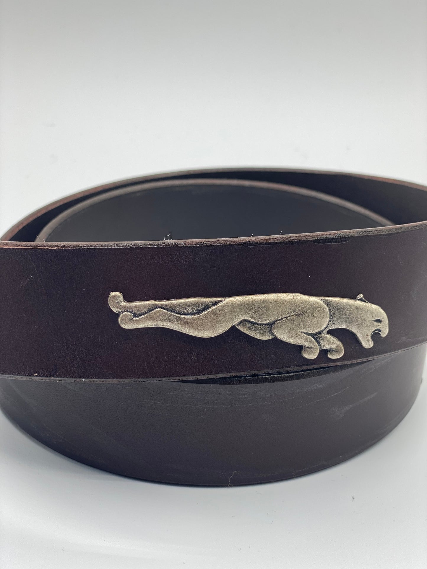 Ledergürtel - "Brauner Panther"